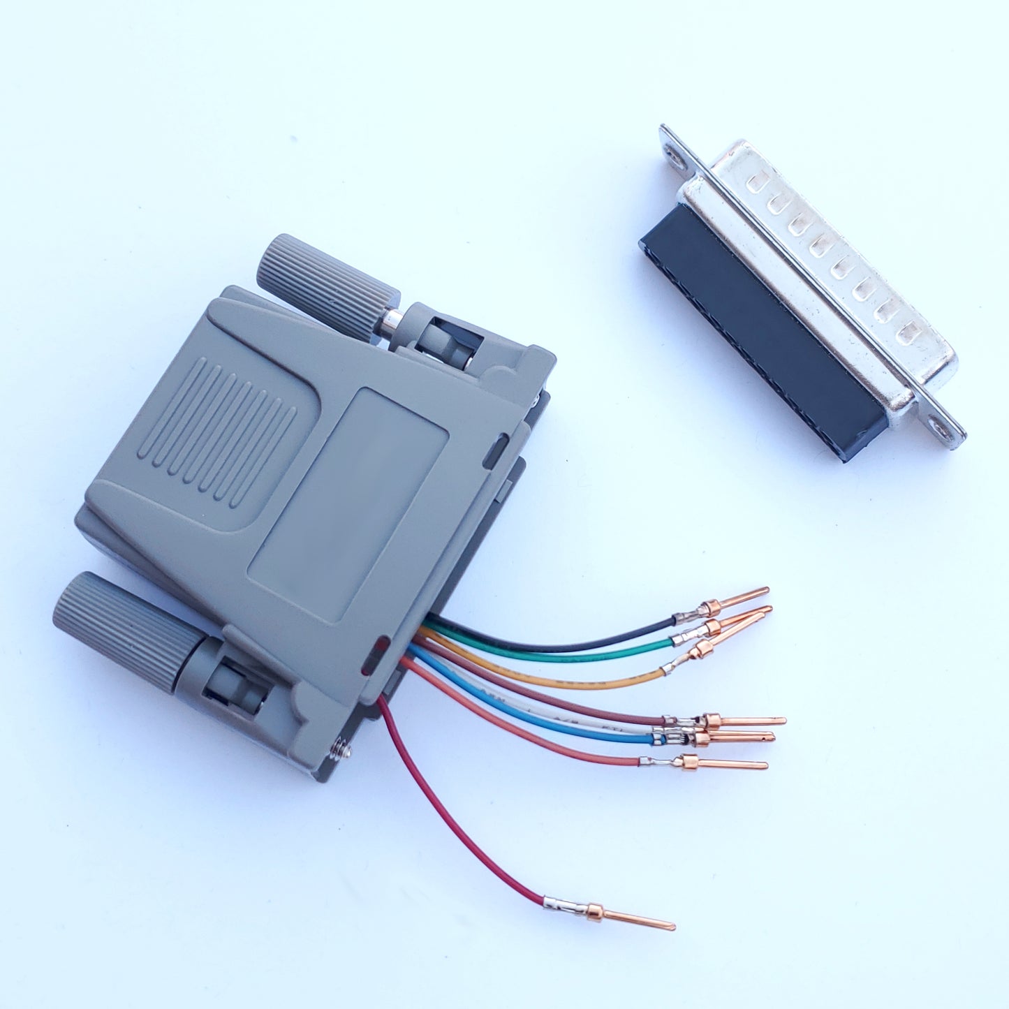 DB9 Connector (Male) to RJ-45 (8C) Adapter - R.J. Enterprises