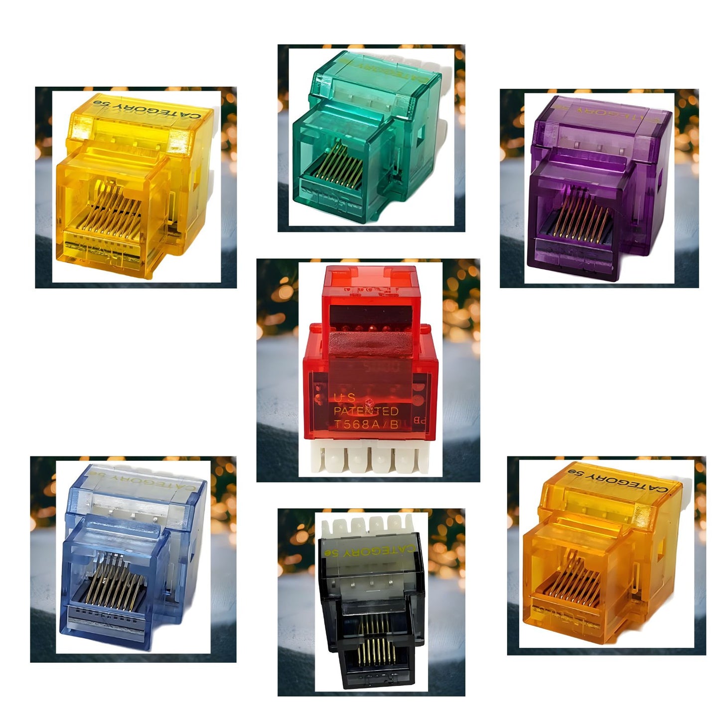 Cat5e Jacks Colors