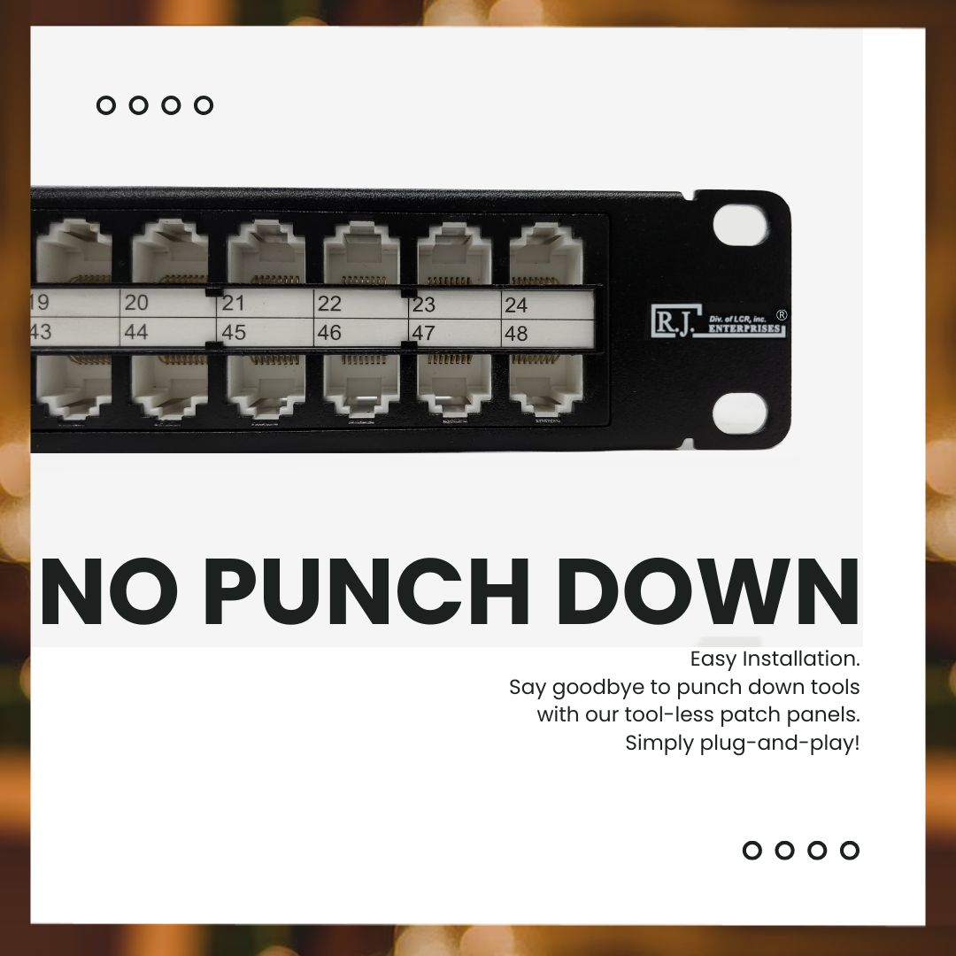 HDPP-48-C6A, no punch down. 