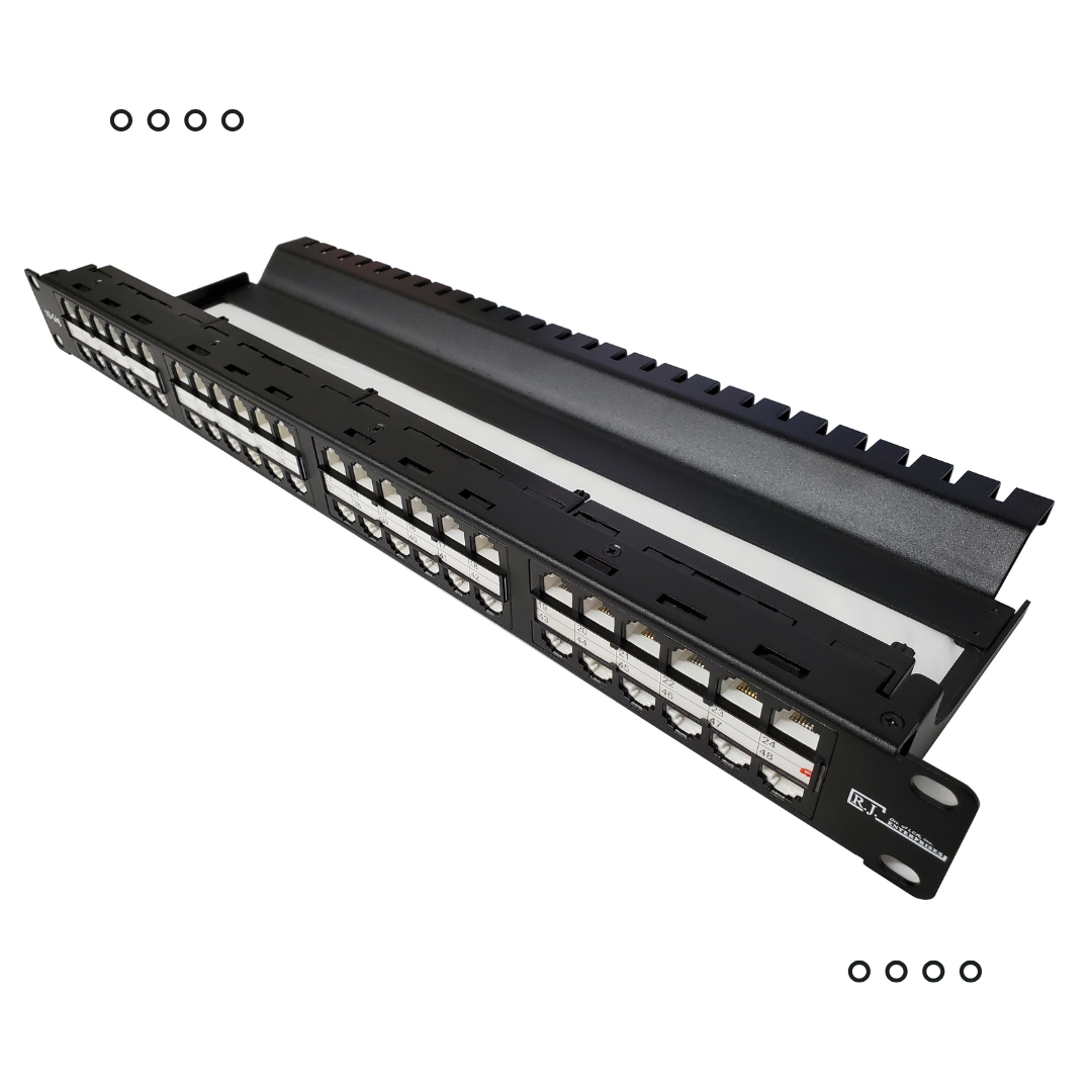 HDPP-48-C6, High Density Patch Panel full layout