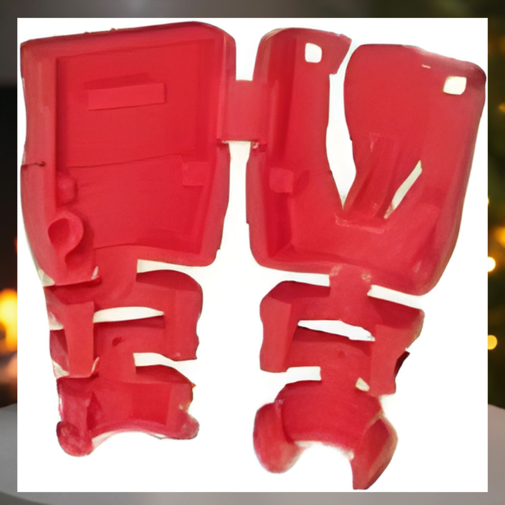 R.J. Enterprises RJ45 Strain Relief (Boot Protector) 2-pc Design Red (100 PC's per bag) - R.J. Enterprises