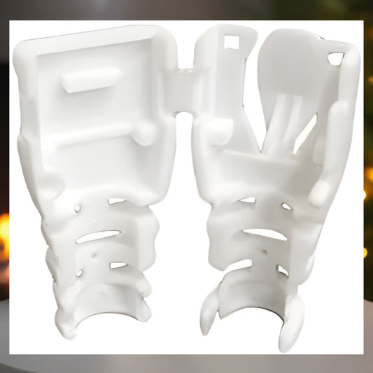 R.J. Enterprises RJ45 White Strain Relief Boot; 2-pc Snap-on Design (100 PC's per bag) - R.J. Enterprises