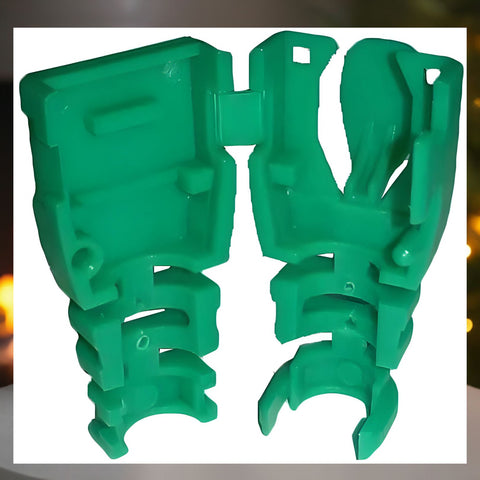 R.J. Enterprises RJ45 Green Strain Relief Boot; 2-pc Snap-on Design (100 PC's per bag) - R.J. Enterprises