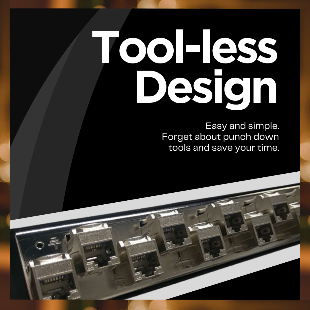 SDPP-24-C6AS-2, simply plug and play with our tool less design