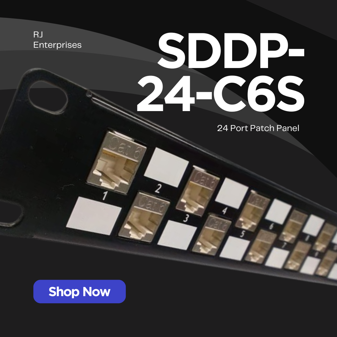 SDDP-24-C6S, 24 port patch panel