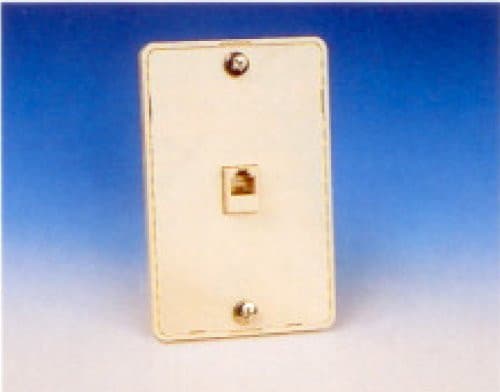 R.J. Enterprises 219-4 Wall Phone Plate (4C) - R.J. Enterprises